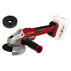 Einhell akkus sarokcsiszoló axxio 18/125 q szénkefe nélküli motorral túlterhelés elleni védelem könnyen felszerelhető kiegészítő