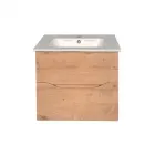 Alsóelem kerámiamosdóval bútor mérete: 61 x 46 x 53 cm mosdó mérete: 61 x 53 x 14 cm két fiókos kivitel fali rögzítés előszere