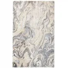 Márvány mintás luizjana szőnyeg 160x230 cm polipropilén és poliészter anyag, 1500 g/m² 7 mm szálmagasság, puha felület ezüst-bé