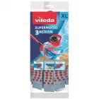 VILEDA SUPERMOCIO 3ACTION - gyorsfelmosófej Mikroszálas alapanyag hatékony koszeltávolítás kiváló nedvszívó képesség