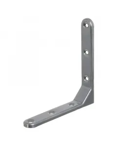 Stabilit megerősített sarokösszekötő bútorokhoz 130 × 130 × 21 mm-es méret 1,5 mm vastag kialakítás 6 süllyesztett furattal, mű