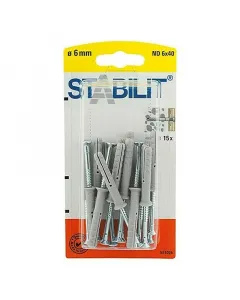 15 db beütőcsavar 15 db 6 x 40 mm-es dübel beütés elleni védelem könnyű szerelés