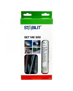Stabilit vm 300 nagy teherbírású rögzítőkészlet betonhoz és falazathoz használható 300 ml-es injektáló habarccsal 6 db m10 × 17