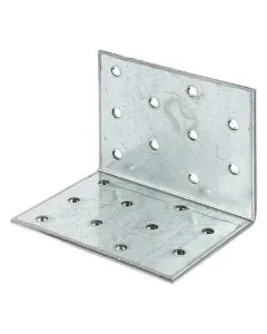 Stabilit sarokösszekötő lemez faanyagokhoz 60 × 60 × 80 mm-es méret horganyzott acélból készült 90°-os kialakítás egyszerű sze