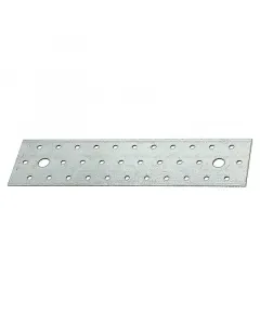 Stabilit összekötő lemez faanyagokhoz 240 × 60 mm-es méret horganyzott acélból készült 2 mm vastag kialakítás 5–11 mm-es furato