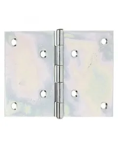 Stabilit zongorazsanér 150 × 100 mm-es kivitelben horganyzott acélból készült rozsdamentes acél szegecselt csappal 8 süllyesztett r�