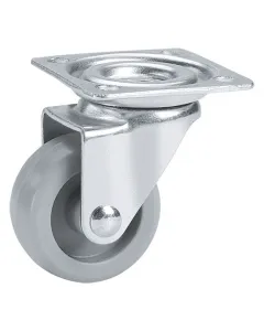 Anyaga: műanyag, acéllemez teherbírás: max. 15 kg kerékátmérő: 25 mm lemezméret: 40 x 40 mm