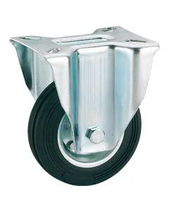 Anyaga: gumi, acéllemez teherbírás: max. 100 kg kerékátmérő: 125 mm lemezméret: 100 x 85 mm