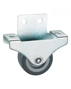 Anyaga: műanyag, acéllemez, tpe tpe-bevonat: nem hagy nyomot teherbírás: max. 55 kg kerékátmérő: 38 mm lemezméret: 69 x 26 mm