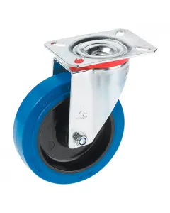 Anyaga: acéllemez, poliamid, gumi teherbírás: max. 150 kg kerékátmérő: 100 mm lemezméret: 100 x 85 mm