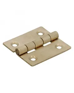 Suki zongorazsanér 38 × 32 mm-es méretben sárgarézből készült, fényes felülettel keskeny kialakítású tekercselt kivitelű 2 dar
