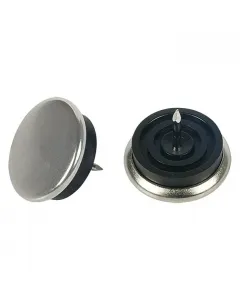 Stabilit fém bútorcsúsztató 30 mm-es kivitelben laminált padlóhoz és szőnyeghez szöggel rögzíthető fa bútorlábakhoz zajcsillap