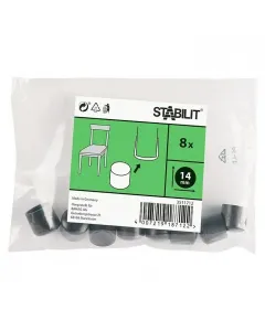 Stabilit bútorlábvédő sapka, bútorlábak lezárásához Átmérő: 14 mm anyag: műanyag 8 db/csomag