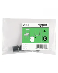 Stabilit bútorlábvédő, bútorlábak lezárásához Átmérő: 16 mm anyag: műanyag 4 db/csomag