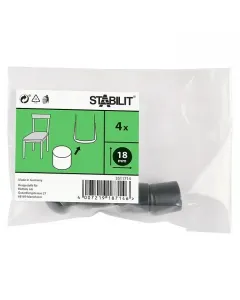 Stabilit bútorlábvédő, bútorlábak lezárásához Átmérő: 18 mm anyag: műanyag 4 db/csomag