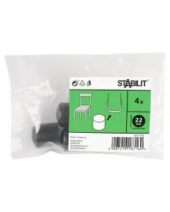Stabilit bútorlábvédő, bútorlábak lezárásához fém bútorlábak gyors lezárásához Átmérő: 22 mm anyag: műanyag 4 db/csomag