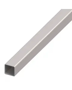 Kantoflex acél négyszögcső 2000 × 25 × 25 mm hidegen hengerelt acél négyzet keresztmetszetű 1,5 mm falvastagság acélszürke szín