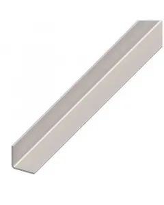 Kantoflex acél l-profil burkolatok és takaróelemek kialakításához 2000 mm hosszúság, 15 mm szélesség, 15 mm magasság hidegen heng