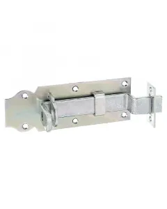 Tolózár horganyzott acélból ezüstszínű felület 140 mm hosszú 52 mm széles 43 mm magas