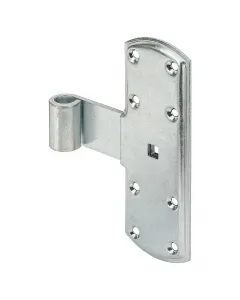 Horganyzott acél keresztpánt kapukhoz és ajtókhoz 50 × 160 mm-es méret 13 mm-es csaphoz illeszkedik 4 mm vastag görgős rész 17 rög