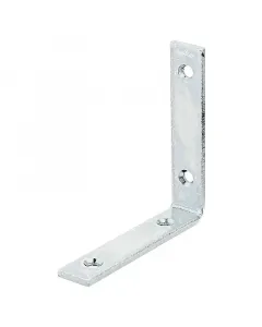 Horganyzott acél szegletvas faelemek rögzítéséhez szimmetrikus, egyenlő szárú kialakítás 100 x 20 x 100 mm-es termékméret 3 mm-e