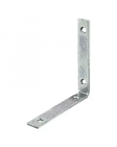 Horganyzott acél szegletvas faelemek rögzítéséhez szimmetrikus, egyenlő szárú kialakítás 120 x 20 x 120 mm-es termékméret 3 mm-e