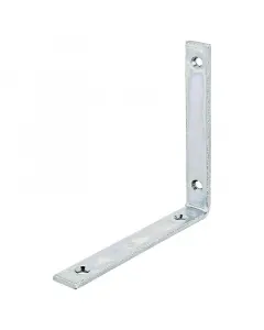 Horganyzott acél szegletvas faelemek rögzítéséhez szimmetrikus, egyenlő szárú kialakítás 140 x 20 x 140 mm-es termékméret 3 mm-e