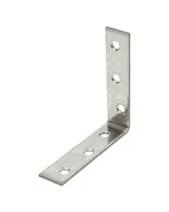 Széksarokvas rozsdamentes acélból faelemek összekötéséhez és rögzítéséhez 60 x 60 x 16 mm-es termékméret 4 darab süllyesztet