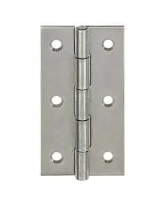 Stabilit rozsdamentes acél zsanér bútorok és ajtók mozgatható rögzítéséhez 60 × 34 mm-es méret 1,5 mm-es anyagvastagság szegecs