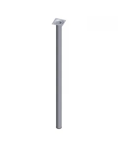 Anyaga: acél Átmérő: 30 mm max. teherbírás: 50 kg/láb max. teherbírás talpcsavarral: 30 kg/láb egyszerű telepítés csavaros rö