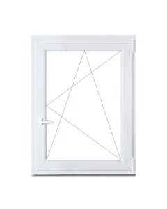 Műanyag ablak - 120x150 bny (jobb)