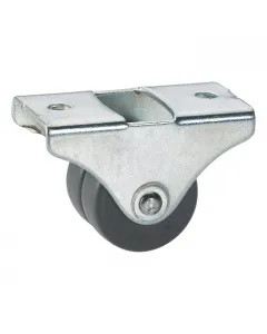 Anyaga: műanyag, acéllemez, tpe tpe-bevonat: nem hagy nyomot teherbírás: max. 55 kg kerékátmérő: 25 mm lemezméret: 50 x 25 mm