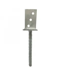 Stabilit- l-oszloptartó (betonozható, 6x7x20cm)