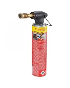 Forrasztó készlet csőforrasztási munkákhoz akár 1800 °c hőmérséklet 22 mm-es égőfejjel 2,2 kw teljesítmény multigas 300 kartus