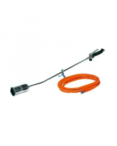 Kültéri használatra Égő átmérője: 57 mm cső hossza: 60 cm tömlő hossza: 5 m (g2xg⅜l) gázfogyasztás: 2500 g/óra 2 bar ergon