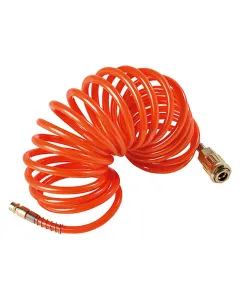 Anyaga: tartós, rugalmas (spirál) könnyen szerelhető hosszúság: 5 m Átmérő: 6 mm max. nyomás: 8 bar