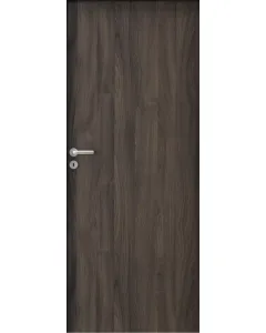 Beltéri ajtólap 100 x 210 cm-es falnyílásba portasynchro 3d fólia sötét tölgy jobbos kivitel papírrács-térkitöltés