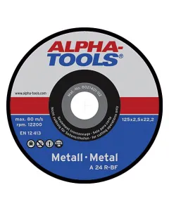 Alpha tools a 24r-bf - fémvágó korong 125mm (10db)