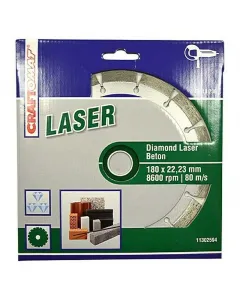 Craftomat laser - lézerhegesztett gyémánt vágókorong (180mm)