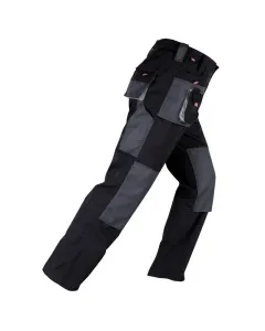 Kapriol smart - munkavédelmi nadrág (fekete-szürke, xl)