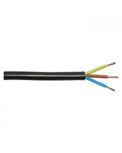 H05vv-f 3x1,5 mm² tömlővezeték hordozható elektromos készülékekhez közepes mechanikai igénybevételhez száraz, nedves és vizes 