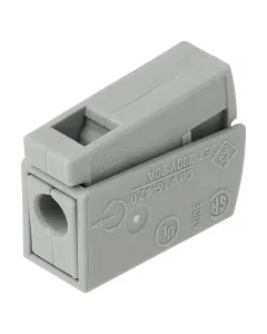 Wago sorkapocs csatlakozási pontok száma: 1 keresztmetszet: 0,5-2,5 mm² 10 db/csomag