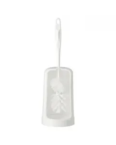 Poseidon wc kefe garnitúra kuba lux, wc kefe és tartó 12 × 12 × 37,5 cm méret fehér színű, műanyag kivitel peremtisztítóval tart