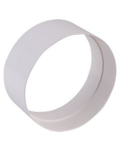 Air-circle - szellőzőcső összekötő (Ø100mm, fehér)