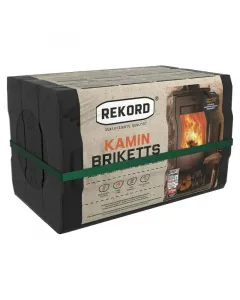 Rekord barnaszén brikett Összetétel: barnaszén fűtőérték: 16,6-19,1 mj/kg 10 kg