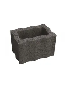 Anyagában színezett beton antracitszínű hullámos kivitel sokoldalú felhasználás anyagszükséglet: 16,6 db/m2
