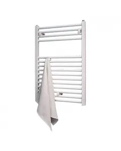 Egyenes vonalú kialakítás kellemes hőmérsékletet biztosít hatékony törölközőszárítás egyszerű és gyors felszerelés akaszt