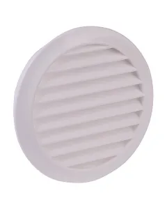 Air-circle - fali szellőző szúnyoghálóval (Ø125mm, fehér)