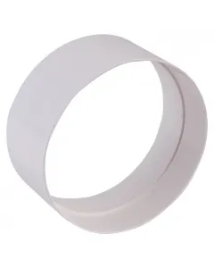 Air-circle - szellőzőcső csatlakozó (Ø125mm, fehér)