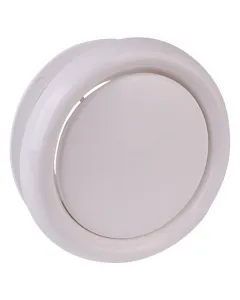 Air-circle - tányérszelep (Ø100mm, fehér)